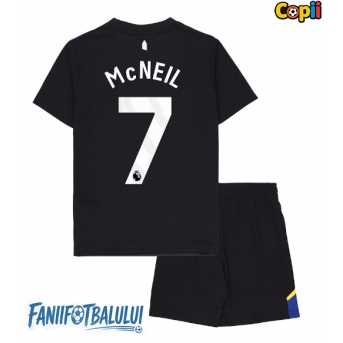 Everton Dwight McNeil #7 Echipament de Fotbal Replică 2025-26 Copii Treilea (+ Șorturi)